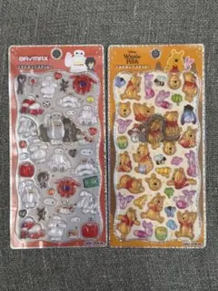 国内正規品　プチドロップステッカー　ディズニー　2枚セット