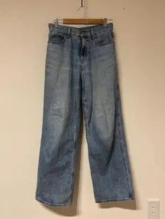 UNIQLO ユニクロ バギージーンズ ブルー ライトブルー