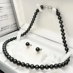 【極美品】マーメイドパール　ネックレス 12〜12.5イヤリングセット　リング 極美品】マーメイドパール ネックレス 12〜12.5イヤリングセット