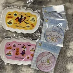 東京ディズニーリゾート ハロウィン皿とシナモロールコースターセット