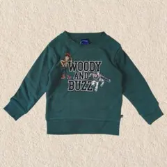 キッズ トレーナー トイストーリー 裏起毛 110cm
