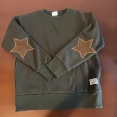 美品❣️BREEZE裏起毛トレーナー★130★グリーン