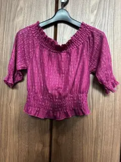 earth music&ecology 2WAY オフショル ブラウス　F