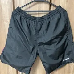 XLARGE ブラックショートパンツ ピンクロゴ