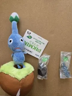 ピクミン　めじるしアクセサリー 引っこ抜きぬいぐるみ セット