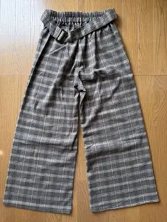 古着 Used チェック柄 フレアパンツ