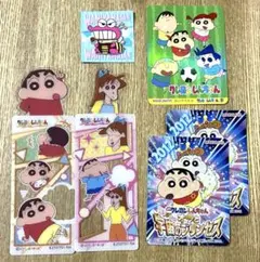 123 クレヨンしんちゃん　しおり　シール　セット