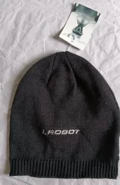 i.ROBOT ニット帽 ブラック