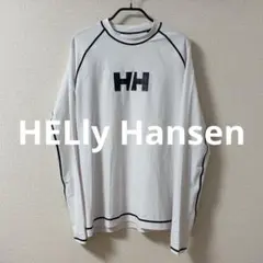 HELly Hansen HE81804 M ラッシュガード 白ブルー　美品