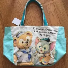 ダッフィー  ジェラトーニ   トートバッグ  ディズニーシー
