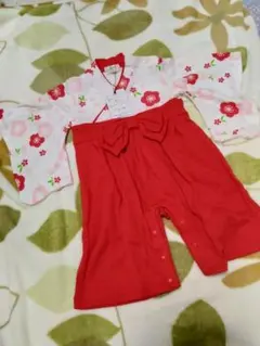 袴風ロンパース　80cm