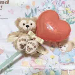 【ディズニー】ダッフィー バルーンスティッぬいぐるみ ぬいぐるみバッジ