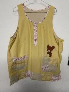 くまのがっこう ジャッキー スモック フリースエプロン 保育士 Mサイズ セット