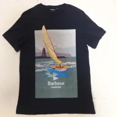 Barbour バブアー Mariner ネイビー Tシャツ Sサイズ　マリナーのサムネイル