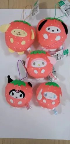 サンリオキャラクターズ　フルーツ着ぐるみマスコット