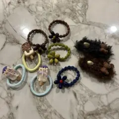 【子供用】ヘアアクセサリー 9個セット