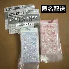 サンリオ ボンボンドロップミニチュアチャーム2 ハローキティ・シナモロール