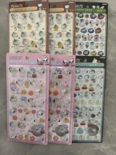 PEANUTS ボンボンドロップシール　スヌーピー　大　ミニ　セット
