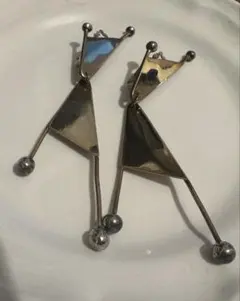 ヴィンテージ　イヤリング　ゴールドカラー