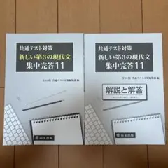 共通テスト対策 実用文 新しい第3の現代文 集中完答11 2冊セット
