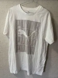 PUMA ホワイト Tシャツ XL
