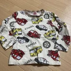 トミカ 車両柄 長袖Tシャツ