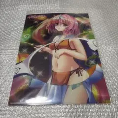 ToLOVEる 原画展 クリアポスター　モモ　目隠しハロウィン