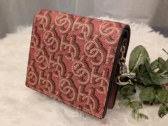 COACH コーチ 折り財布 ピンク リュージュ 二つ折り財布 COACH柄のサムネイル