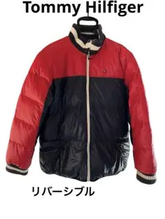 Tommy HILFIGER ダウンジャケット 赤/黒