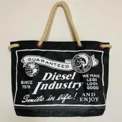 DIESEL Industry トートバッグ ブラックのサムネイル
