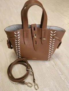 TODS トッズ ストロー&レザー ショッピング バッグ スモール - メルカリ