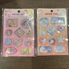 ディズニー　ウォーターシール　2種類セット