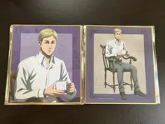 進撃の巨人　ティータイム　ミニ色紙　エルヴィン