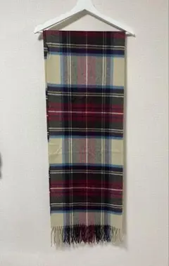 Johnstons of Elgin チェック柄 大判ストール