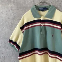 90sPolo by Ralph Lauren ポロシャツ マルチカラーMサイズ
