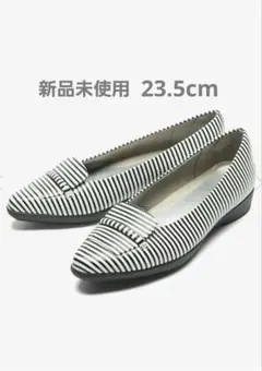 fitfit ポインテッドエアフラット ストライプのサムネイル