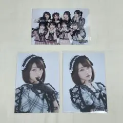 板倉可奈 きゅーすと CUTIE STREET 生写真 チェック衣装 集合 ヨリ