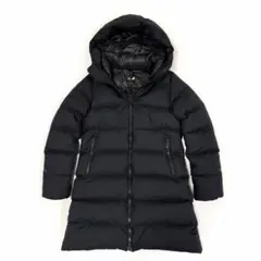 ザノースフェイス ウィンドストッパーダウンシェルコート フード ブラック L