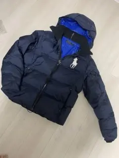 ポロラルフローレンネイビー ダウンジャケット ビッグポニー