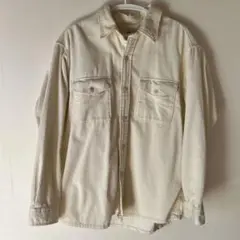 コーデュロイオーバーサイズワークシャツ (長袖） ユニクロ