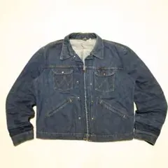 70s USA제 Wrangler 24MJZ 데님 재킷 46