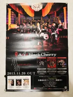 Acid Black Cherry 黒猫 BLACKCATポスター 約70×50 - メルカリ