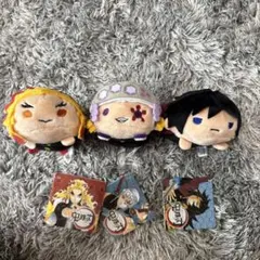 鬼滅の刃　煉獄　宇髄　冨岡　のるキャラマスコット3体セット