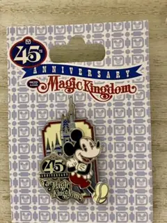 ミッキーマウス☆マジックキングダム45周年記念バッジ