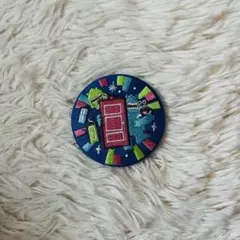 ディズニー　刺繍缶バッジ　モンスターズインク