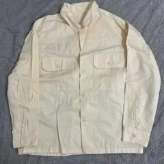 メンズ GU シャツジャケット カバーオール