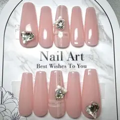 現品 スナ系 ネイルチップ ロング 韓国 量産型 ちゅるん y2k チェック