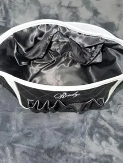 ブラックキルティングポーチ レディ