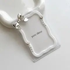 レジンデコ 硬質ケース トレカケース B8 推し活 うねうね 白 ホワイト