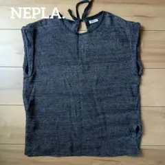 【最終価格】プルミエアロンディスモン　ネプラ　NEPLA　半袖　ニット　トップスのサムネイル